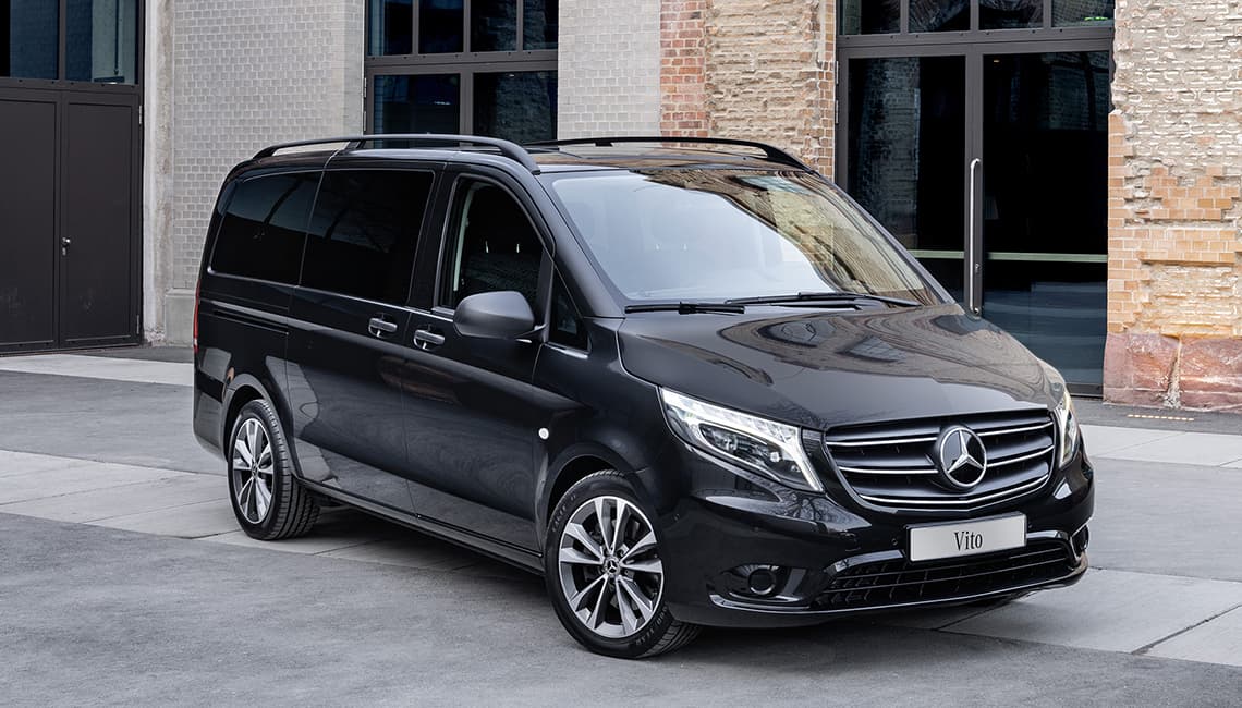 Çınar Taxi & Transfer Mercedes Vito VIP van — KKTC grup transfer aracı